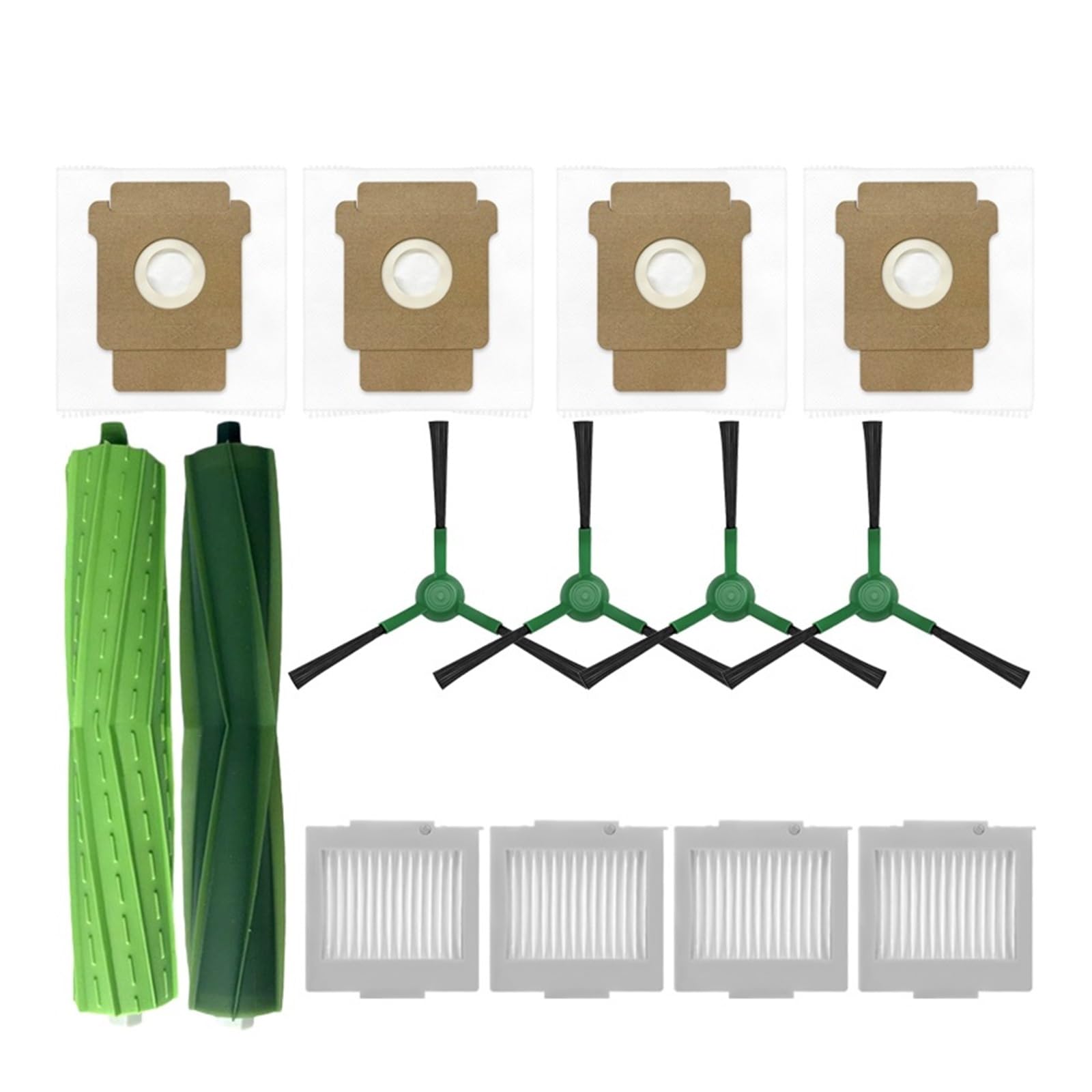 Rullo Spazzola Laterale Filtro HEPA Sacchetti for La Polvere Compatibili Con IRobot Roomba Max 705 Vac Robot Aspirapolvere Pezzi Di Ricambio Accessorie(001)