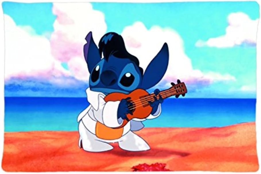 Lilo And Stitch Quotes Custom Pillow Case Rectangle Pillow Cases 20 X 30 Inch (Twin Side)