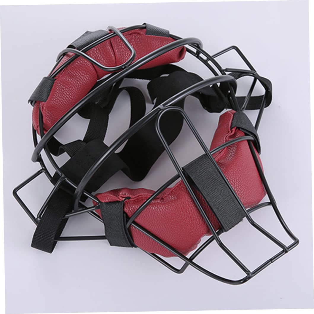 Catás de Facera de Catcher, Casco de béisbol de aleación de aleación ligera con cubierta de protección de softbol ajustable suave y acolchada para niños adultos competiciones aficionadas profe