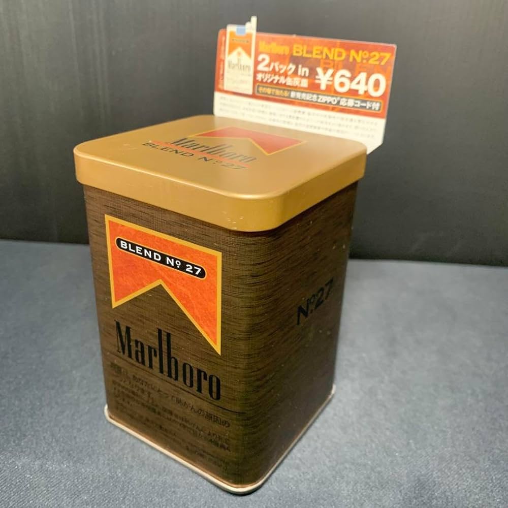 Marlboro缶灰皿 8缶セット キンマル アカマル