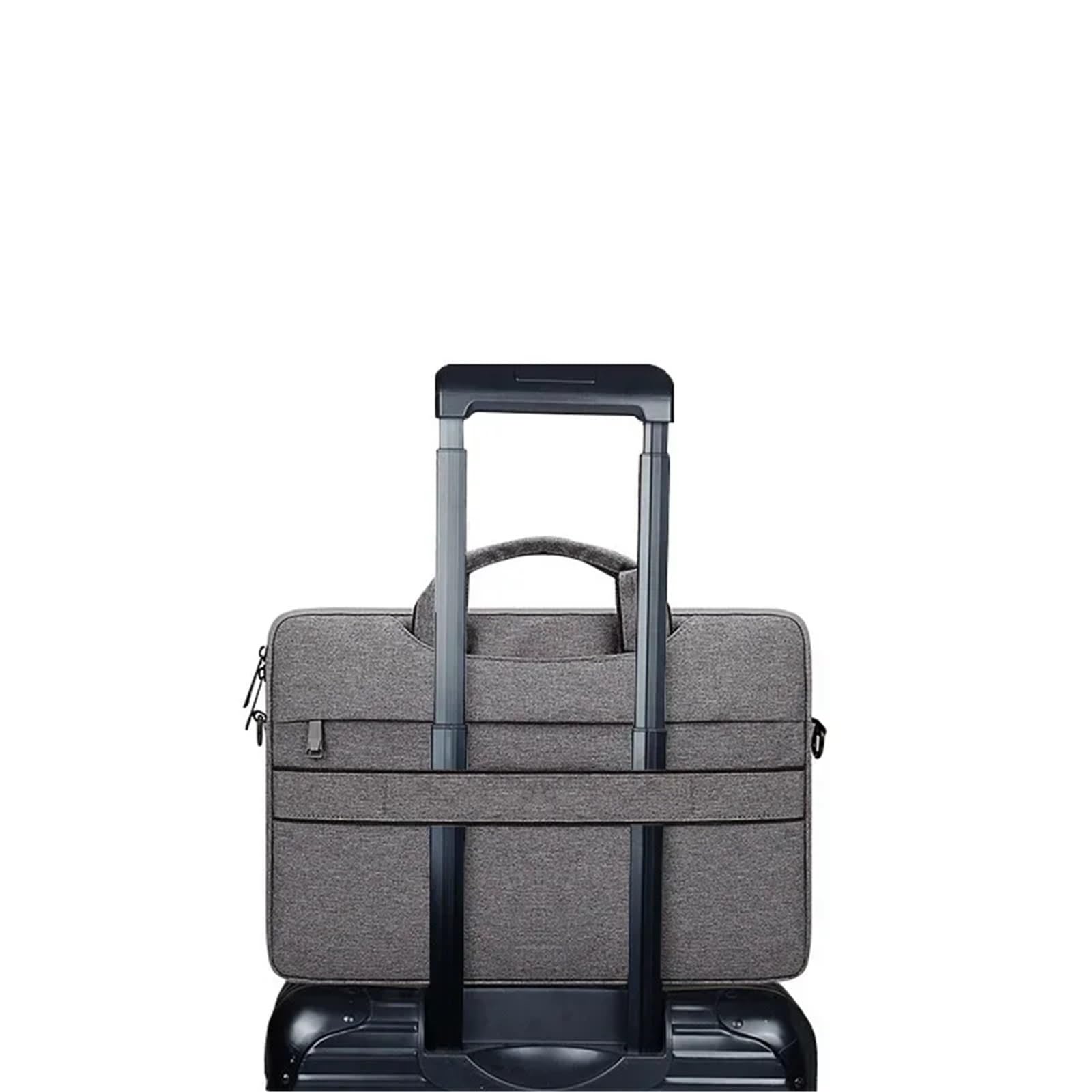 Maletin Portatil Funda for portátil de 15,6 Pulgadas, Funda Impermeable, Bolso for portátil, Bolso de Mano, maletín Portafolios Mujer(Dark Grey,15.6inch)