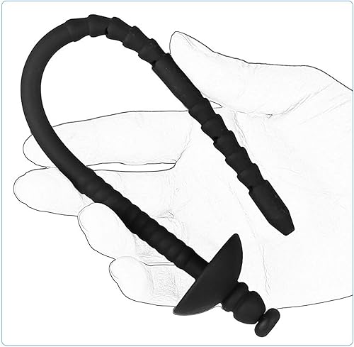 Miniatura 4 de Varilla de fitness de sonido suave de 3 tamaños con jeringa, accesorio especial para hombre para orinar fácilmente, juego de estiramiento para