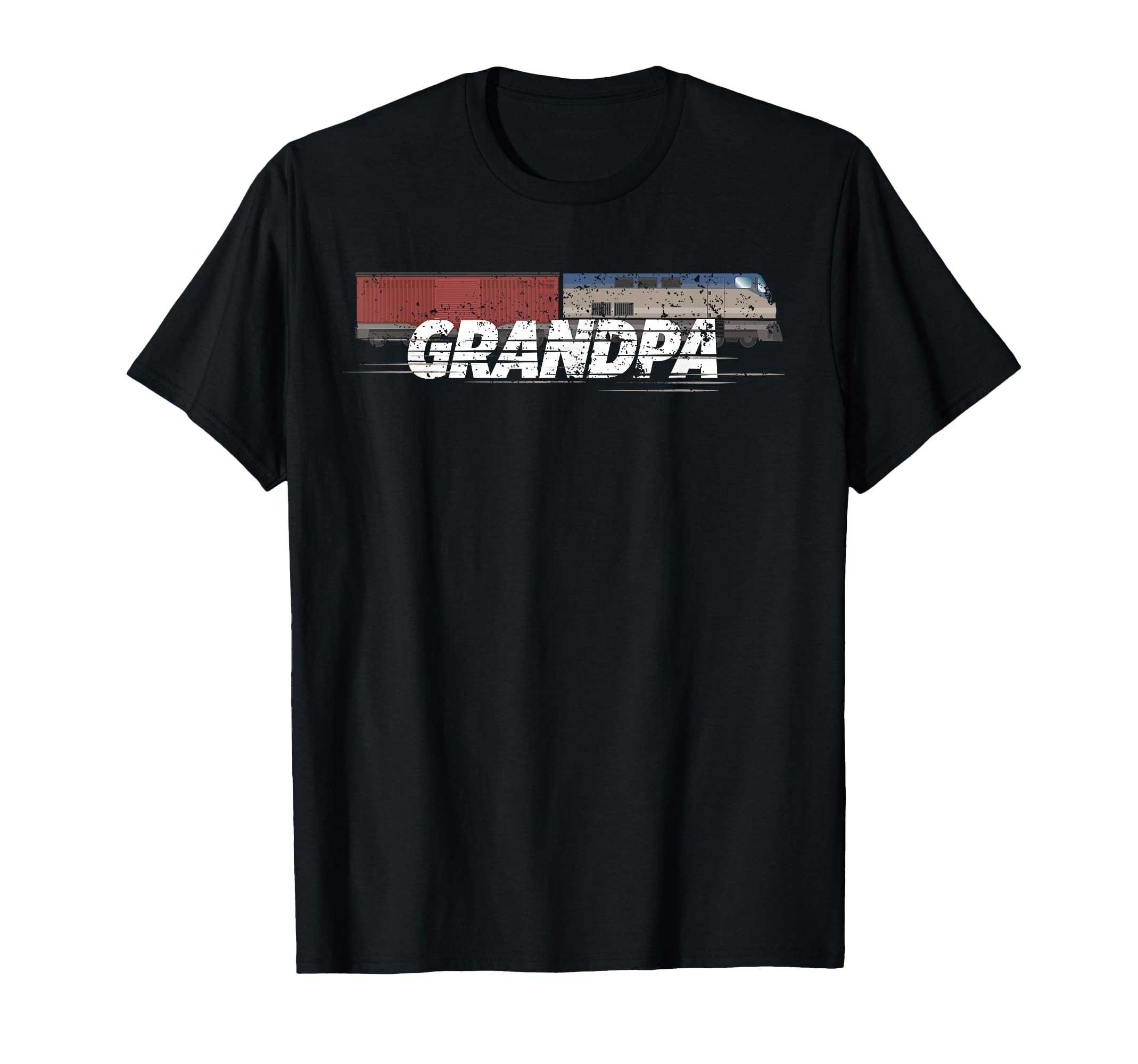RC Model Train Shirt Grandpa Train Boxcar HO Scale T-Shirt