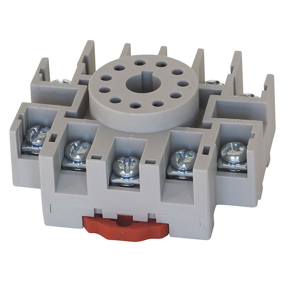 Eaton D3PA3 General Purpose Relay Mount, DIN Rail/Panel Mounting Style, For Use With D3PF3