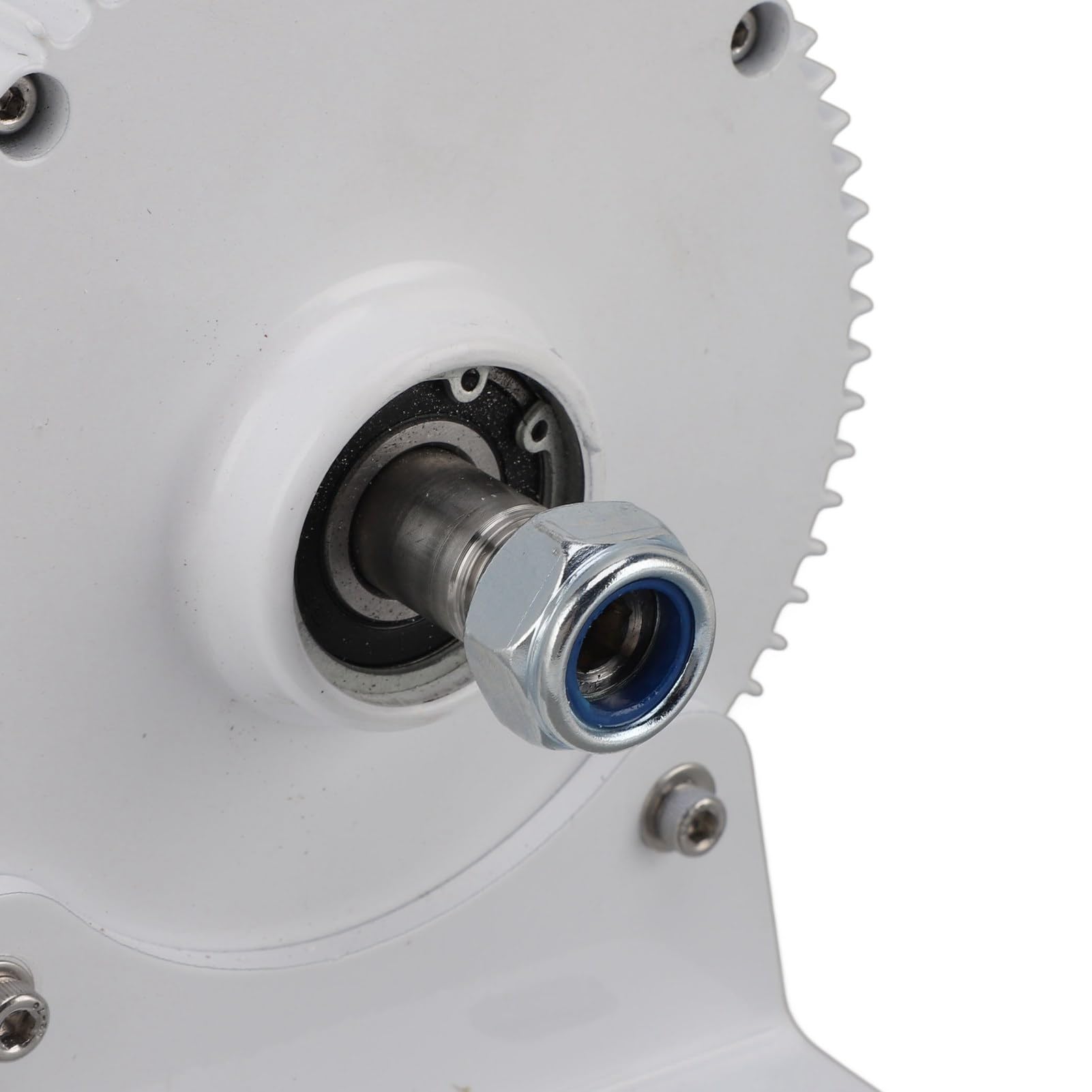FTVOGUE Generatore a Magneti Permanenti con Alternatore Trifase, Generatore Sincrono a Doppio Albero in Lega di Alluminio 24 V 300 W con Base, per Utenti di Turbine Eoliche Verticali o Orizzontali