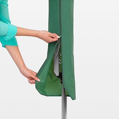 Miniatura 4 de Brabantia Topspinner Tendedero giratorio de 4 brazos para exteriores (164 piesØ 1.8 pulgadas) giratorio, tendedero plegable + tubo de tierra de