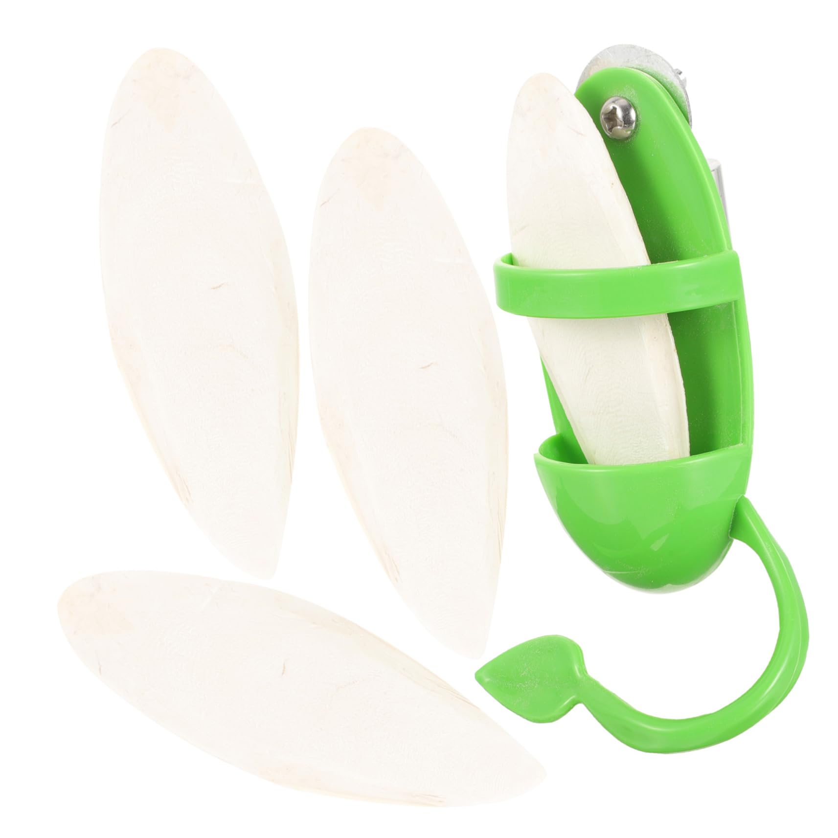 Sosoport Lot De 4 Mangeoires pour Perroquets Support en De Seiche pour Volaille Accessoire pour Cage À Oiseaux Support Facile À Utiliser pour Bols À Oiseaux
