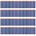 Topways® 7.2cm Recarga de Dardos Refill Bullet Dardos de Espuma para Nerf N-Strike Elite Series Blasters Pistola de Juguete Azul 100 Piezas
