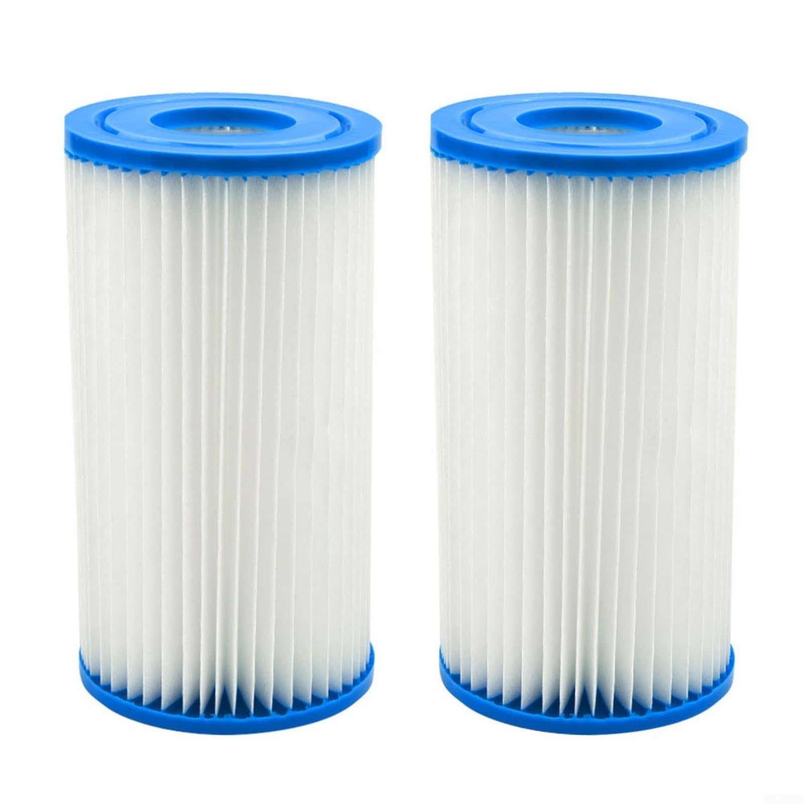BlesConi 2 Pack Replacement Filter Cartridges for Intex for Easy Set Pools Type A C Fits for Krystal Clear Pump Models 58603E 58604E 56635E