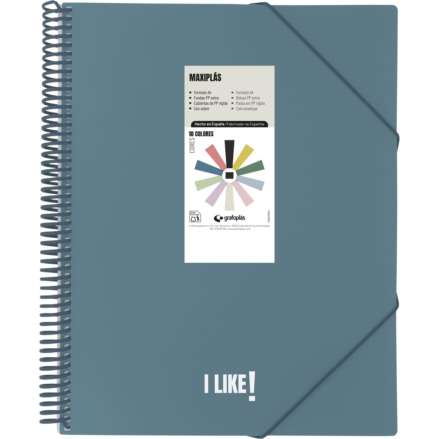 Grafoplas - A4 Plastic Pocket Folders, 20 Liners, Maxiplas Like — image 1