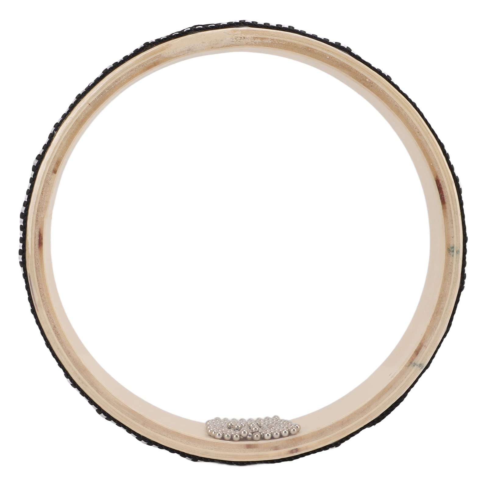 Double-Sided Transparent Wooden Ocean Drum with Wave Balls - Image 4