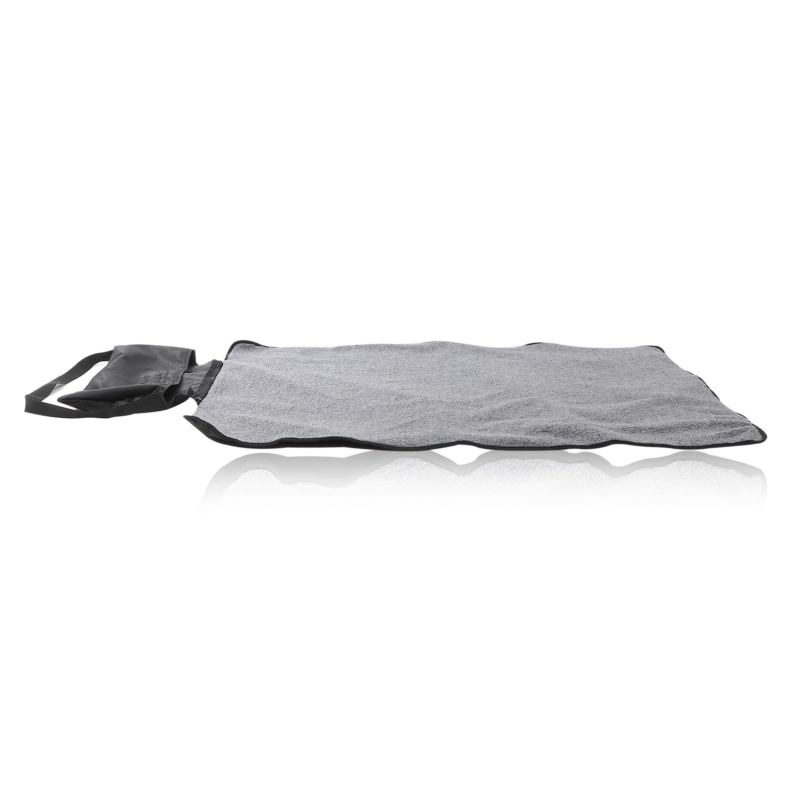 POPETPOP Manta Térmica Plegable para Mascotas y Perros, Portátil y Resistente al Agua, Hecha de Tejido Negro, Adecuada para Exteriores, Manta Cálida para Cama