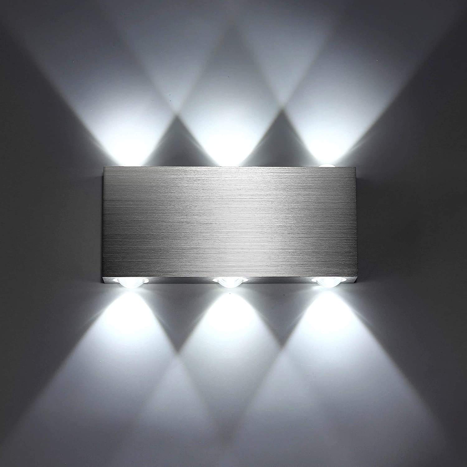 Buy Lightess 6W LED Wall Light Indoor Modern Up Down Wall Light Brushed