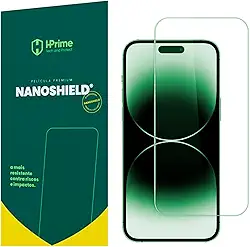 Película Nanoshield Premium HPrime para iPhone 15 Pro Tela de 6.1 Proteção Anti Impacto