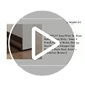 Image of Gap Filler for Door Bottom Seal Strip - Sound-Proof, Reduce Noise, Energy Saving Door Stopper for Reduce Door Dust, Insects Protector (Brown)