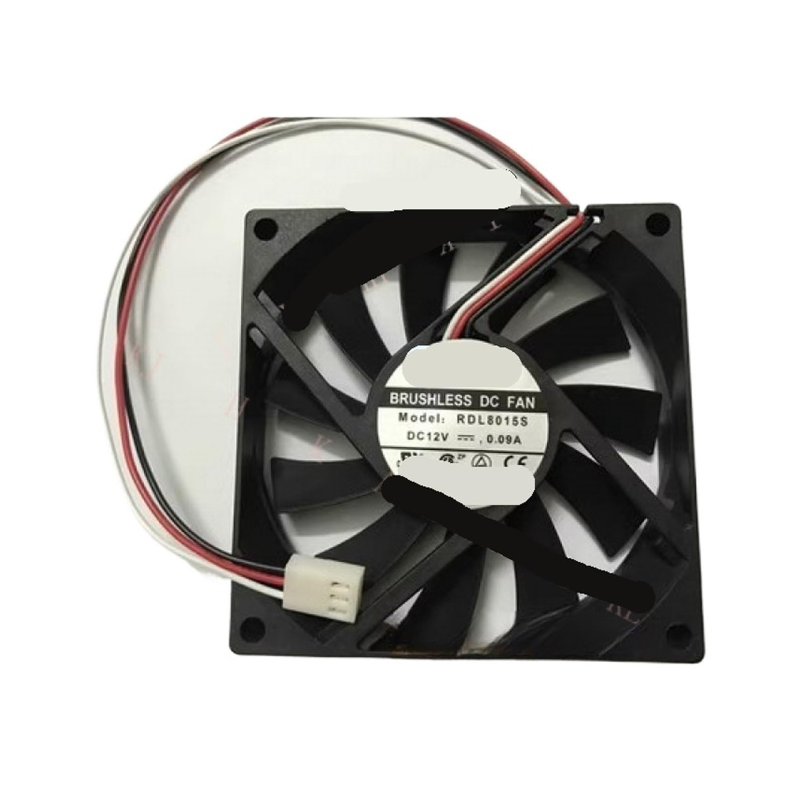 LWJYIPETZQ RDL8015S DC12V 0.09A 3-wire 80 * 15MM Cooling fan