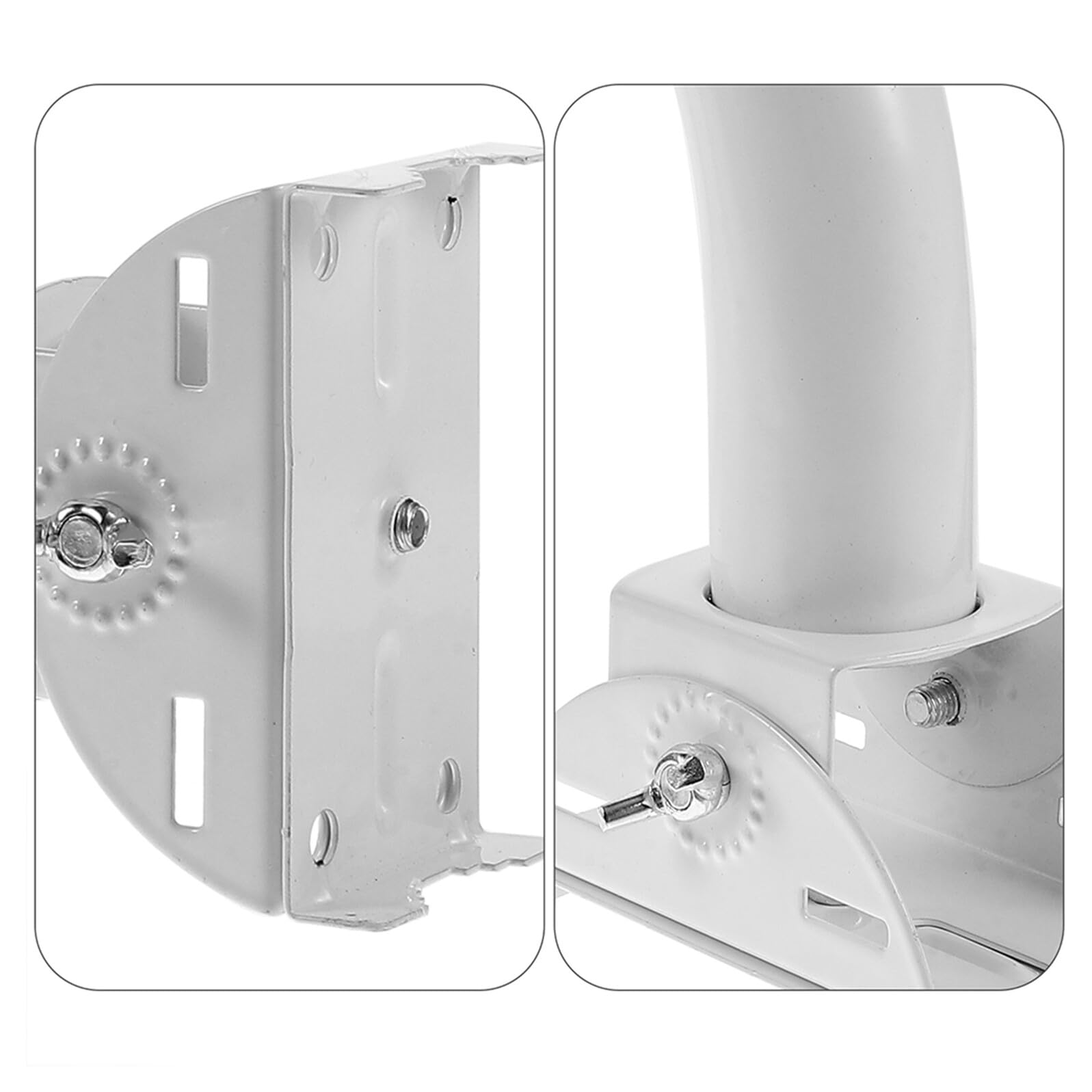 Alipis 4pièces Support de Mât J Antenne Extérieure Support Antenne Mural pour Camion ou Maison Lot