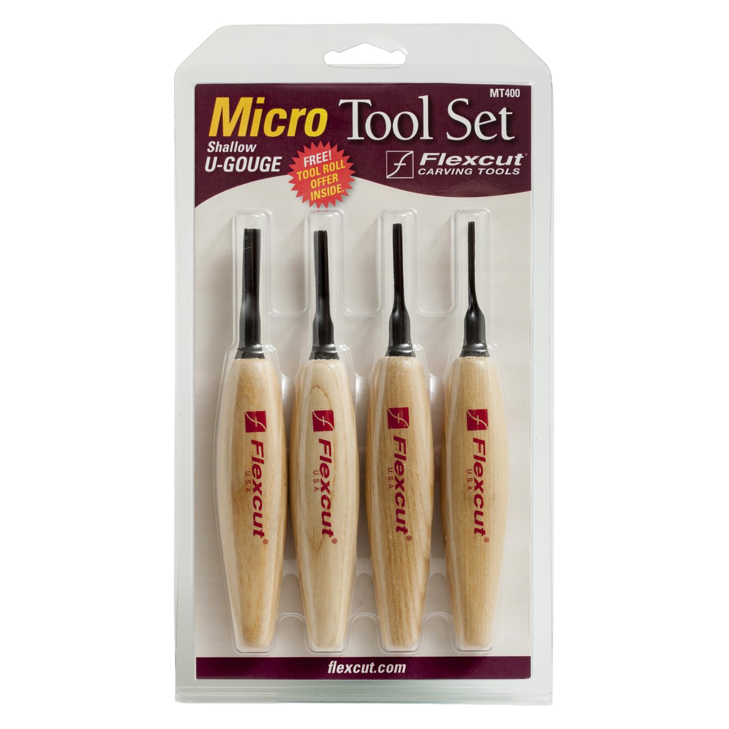 Peu profondes U-Gouge Micro Tool Set