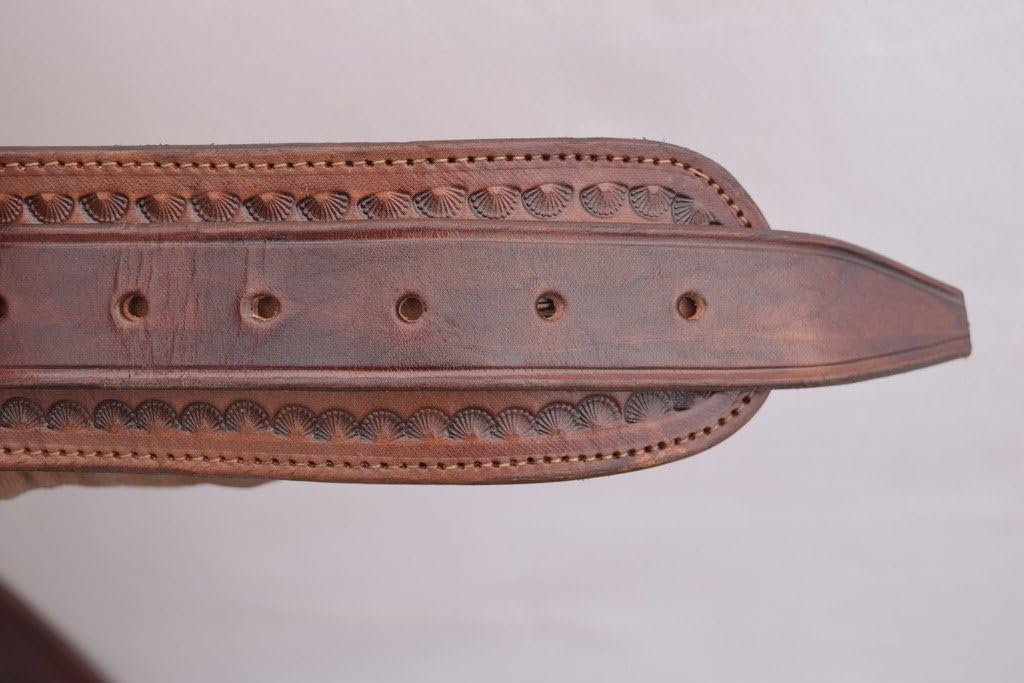 LEATHERTOWN USA® Gun Holster & Belt Cowboy Western Style Rig .22 Cal Single Drop Holster Standard .22 Short (6 1/2") Barrel