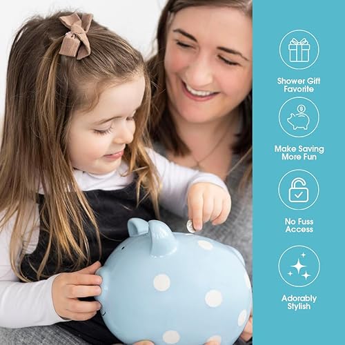 Miniatura 6 de Pearhead - Alcancía de cerámica de cerdito ideal como regalo