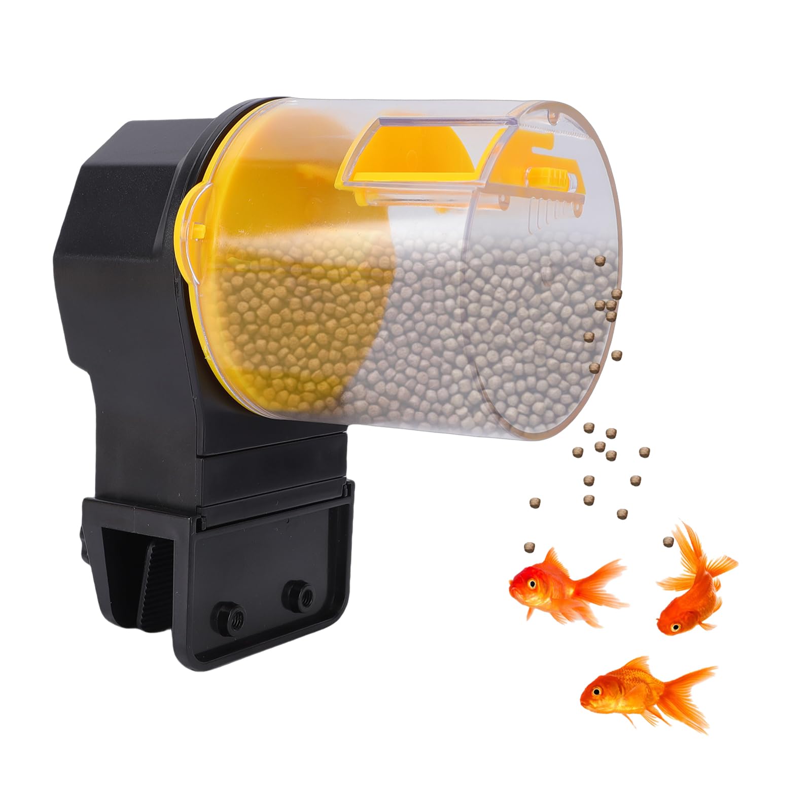 Comedero automático para peces con temporizador de 12 y 24 horas y doble contenedor de comida