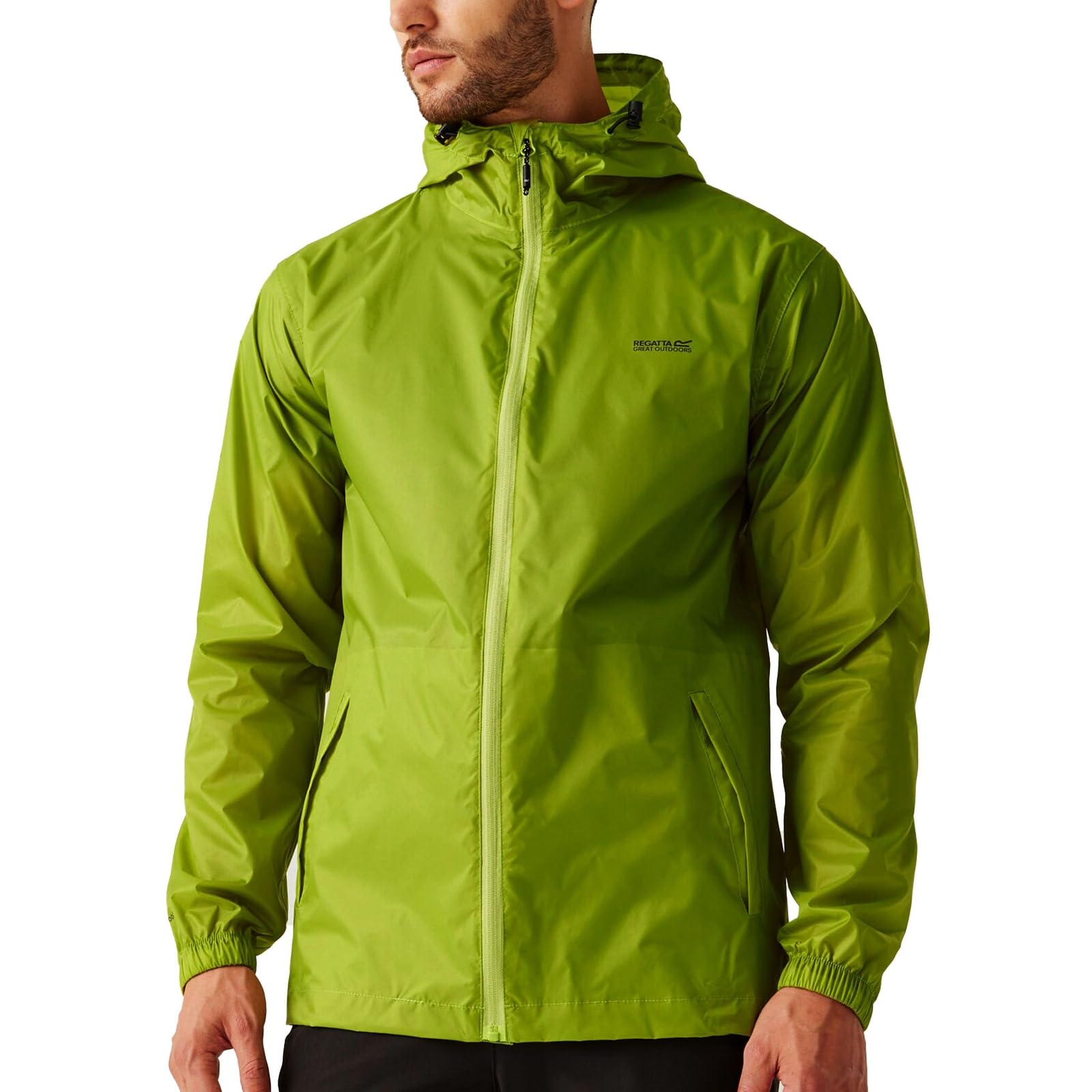 Regatta Herren Jacke Funktionsjacke Outdoorjacke Regenjacke Pack It III – Bild 6
