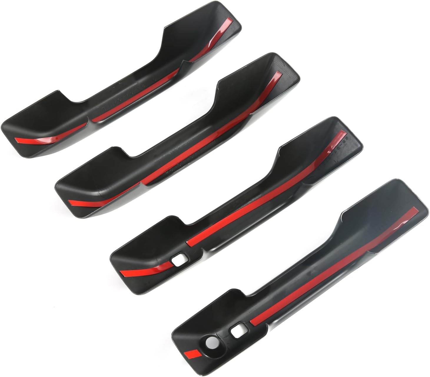 L2R LHD for BYD Shark 6 (2024-2025) Door Handle Cover Car Exterior Trim Overlay Sticker Decor Matte Black ABS 8 PCS