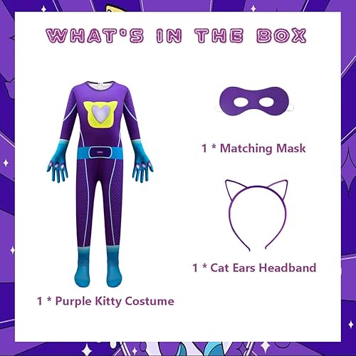 Miniatura 3 de Lindo disfraz de cosplay para niños con máscara y diadema, 3-10 años