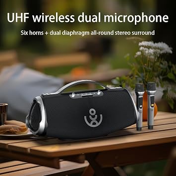 xdobo BMTL Wow MAX Party Speaker Portable Bluetooth Speaker Wireless with 300W Powerful Sound Deep Bass Waterproof Big Speakers for Outdoor/Home/Party/Beach/Celebration/Travel