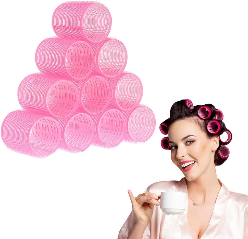 10pcs Self Holding Hair Rollers