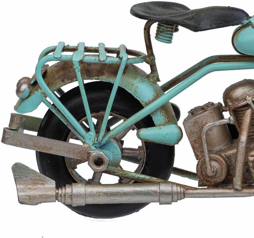 Motorcycle Metal Azul