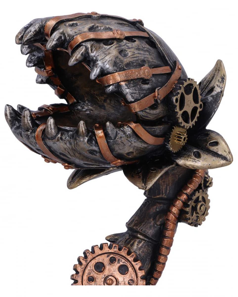 Nemesis Now Cogwork fleischfressende Pflanze im Steampunk Style 24cm