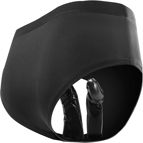 Miniatura 7 de MFMYEE Consolador de silicona, pantalones elásticos usables, pene de doble cabeza desmontable para mujeres, masturbación, bragas vaginales, enchufe