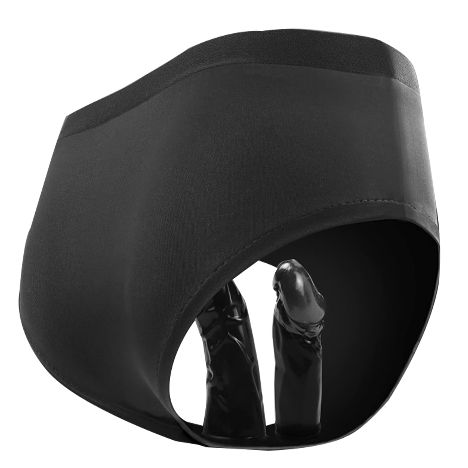 Gode ​​ceinture SM en silicone, pantalon élastique portable, pénis à double tête, culotte de masturbation amovible for hommes et femmes, pantalon de chasteté, plug anal, gode, jouet de flirt