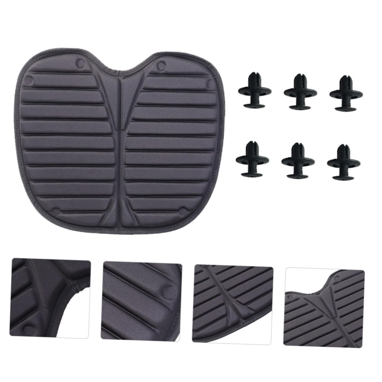 BESPORTBLE 2 Piezas Cojín Asiento Kayak EVA Confortable y Flexible para Pesca Barco Protección contra Humedad y Temperatura Exterior