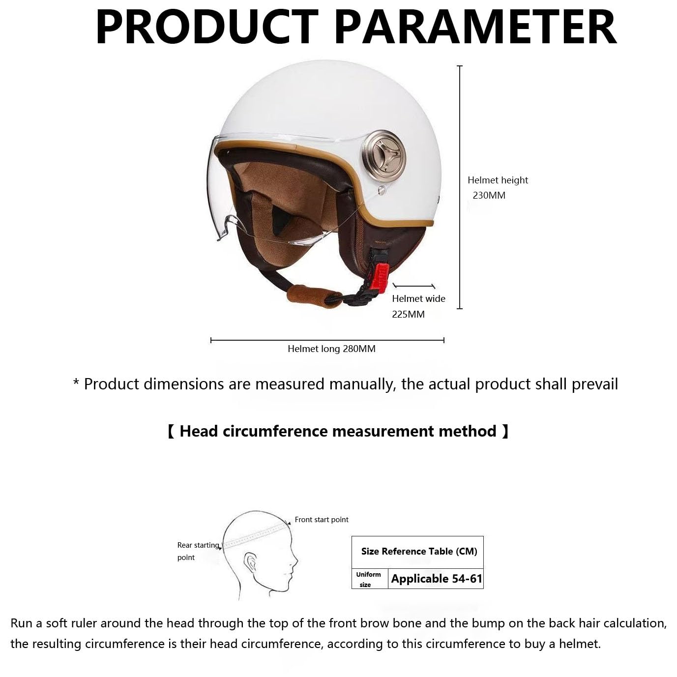 Vespa Cat Ears Motorcycle Half Helmet with Visor,Retro 3/4 Men Women Half Face Helmet for Chopper Scooter Skateboard Electric Street Moped Bicycle Open Face Helmet, DOT Approved