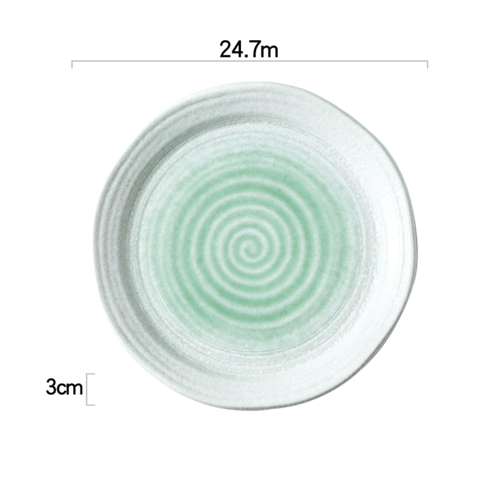 Piatti Piani in Ceramica Creativa, Piatti Casa, per Pasta Dolce, Piatti Quotidiani, Piatti da Cucina, Piatti da Portata, Adatti al Microonde E alla Lavastoviglie(Size:24.7 * 24.7 * 3CM)
