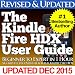 The Kindle Fire HDX User Guide (Beginner to Expert in 1 Hour)