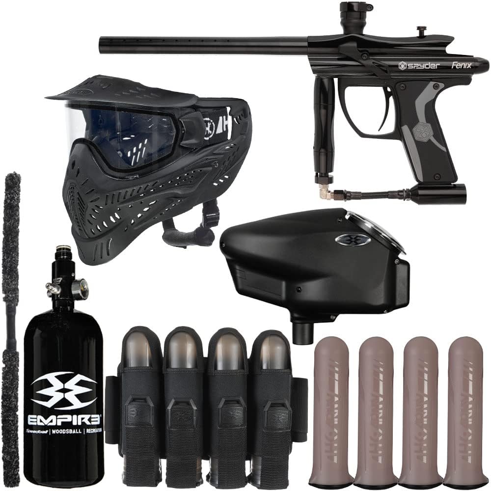 Action Village Kingman Spyder Fenix Vendetta Paintball Gun Package Kit
