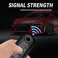 Vista 4 de Funda para llave Mazda CX3 CX5 CX7 Llavero Llavero Shell Holder Fibra Carbono ABS Accesorios 2/3 Botones