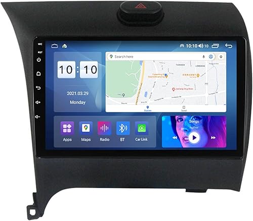 Android 12 Estéreo de coche para Kia Cerato K3 2013-2016 9 pulgadas Full HD pantalla táctil capacitiva receptor de radio de coche, con Bluetooth