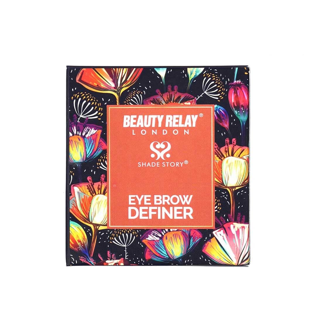 BEAUTYRELAY LONDON - Eye Brow Definer Palette Enjoy Well-Groomed Eyebrow - Smudge Proof, Water Proof Eyebrow Pencil, Lasts Up to 12 hours - With 4 Shades