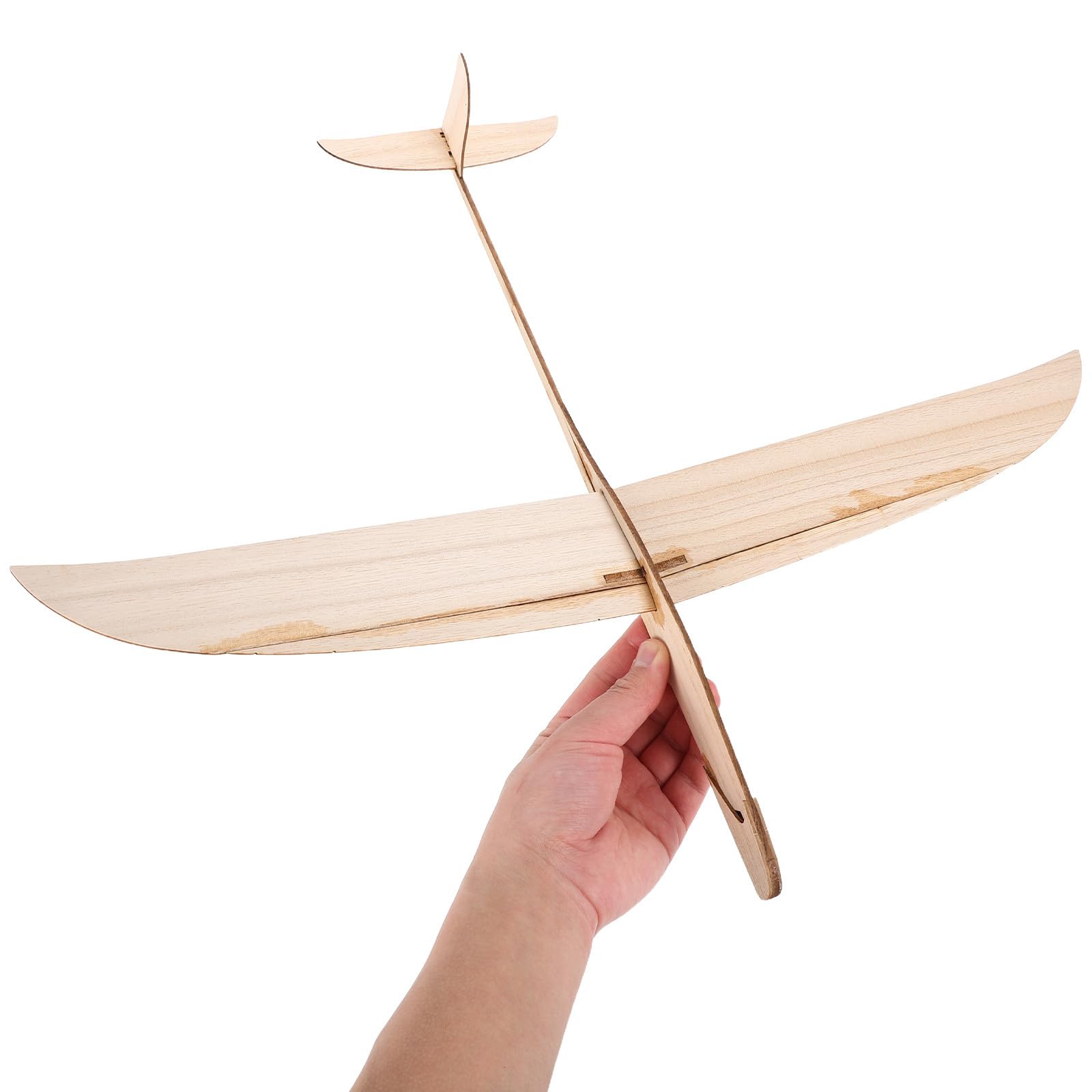 Planeur en Bois à Fabriquer Soi-même, Modèle Avion Minimaliste Facile à Assembler pour Jeux Interactifs en Intérieur et Extérieur, Adapté aux Garçon et Filles et Adultes