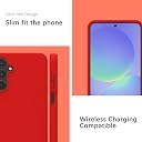 YATWIN Silicone Back Case for Samsung Galaxy A36, Soft-Touch Phone Back Cover for Samsung Galaxy A36 - Red gallery image