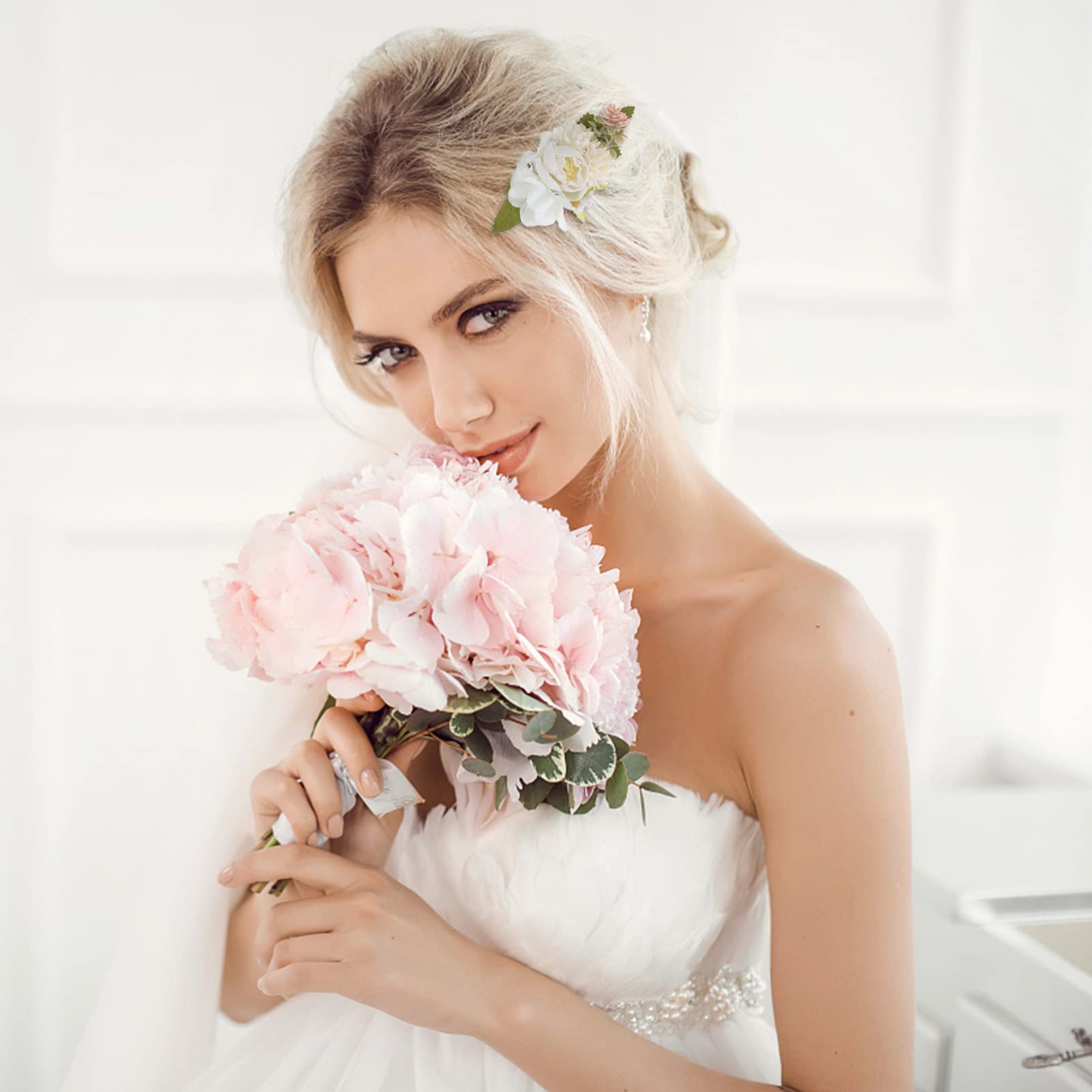 MAGICLULU 5 Set Di Pettini Per Floreali Per Sposa Pettini Per Da Sposa Per La Dei Laterali Accessori Per Da 3 Pezzi * 5