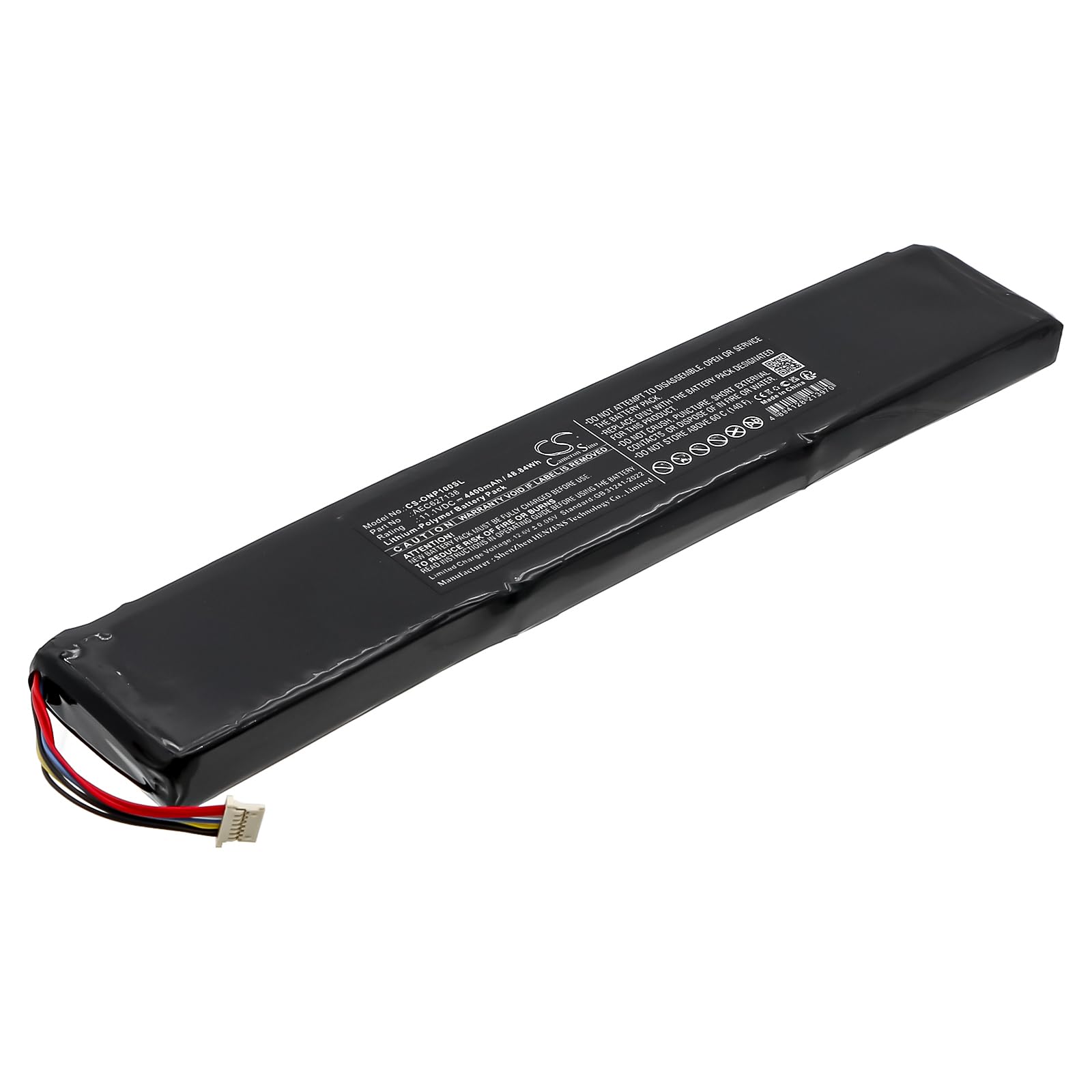 TECHTEK Bateria 4400mAh kompatybilny z [OnexPlayer] 1S Game Player zastępuje AEC627138, HD627138