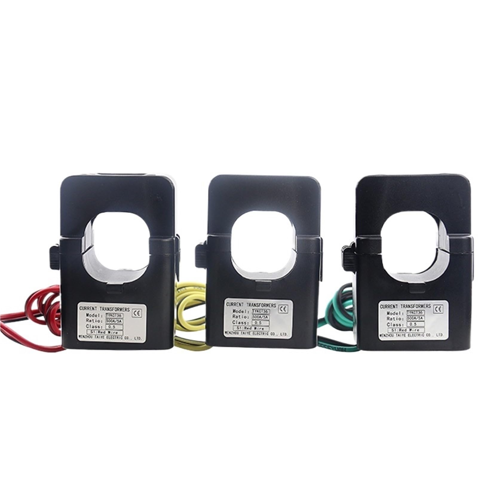 KCT-36 3 szt. Czujnik prądu z dzielonym rdzeniem 100 A 200 A 250 A 300 A 400 A 500 A 600 A prąd mini CT (600A (5A) 3 szt