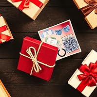 Vista 7 de Juego de 8 pinzas cuadradas de 4.1 pulgadas para dama de honor, regalo de despedida de soltera, regalo de despedida de soltera, regalos de fiesta