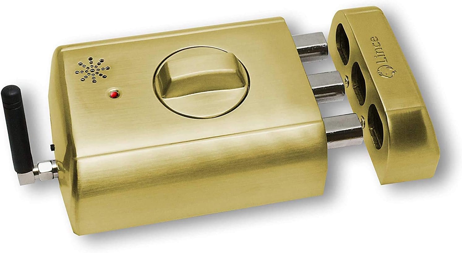 Lince Cerradura electrónica Invisible con Alarma SUPRATONIK, Oro