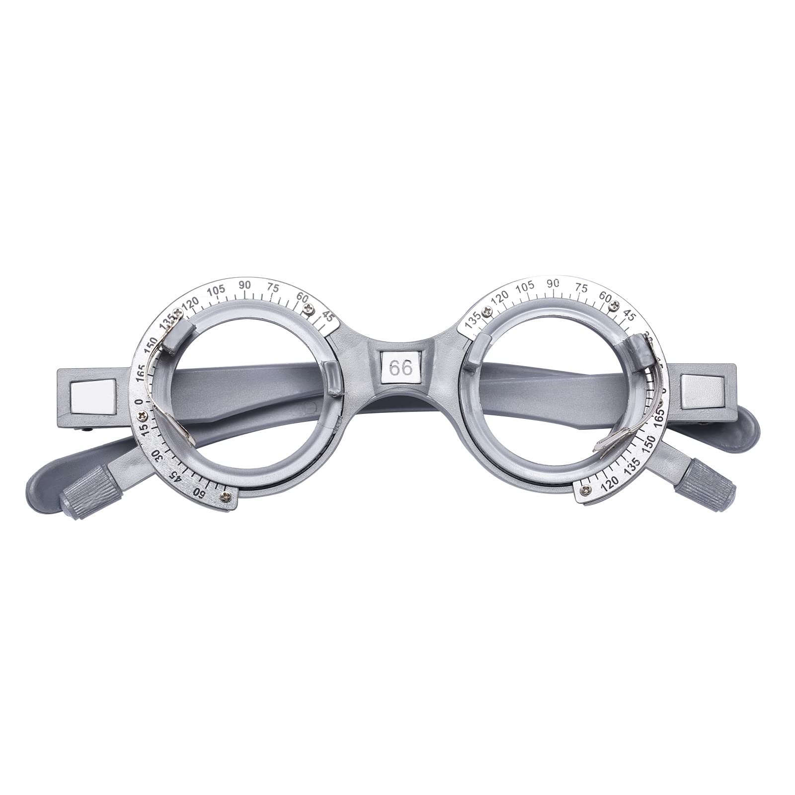 Lot de 104 lentilles de test optiques - Jante en métal - Optométrie - Lentilles d'essai - Équipement d'optométrie - Boîte en aluminium - Avec cadre